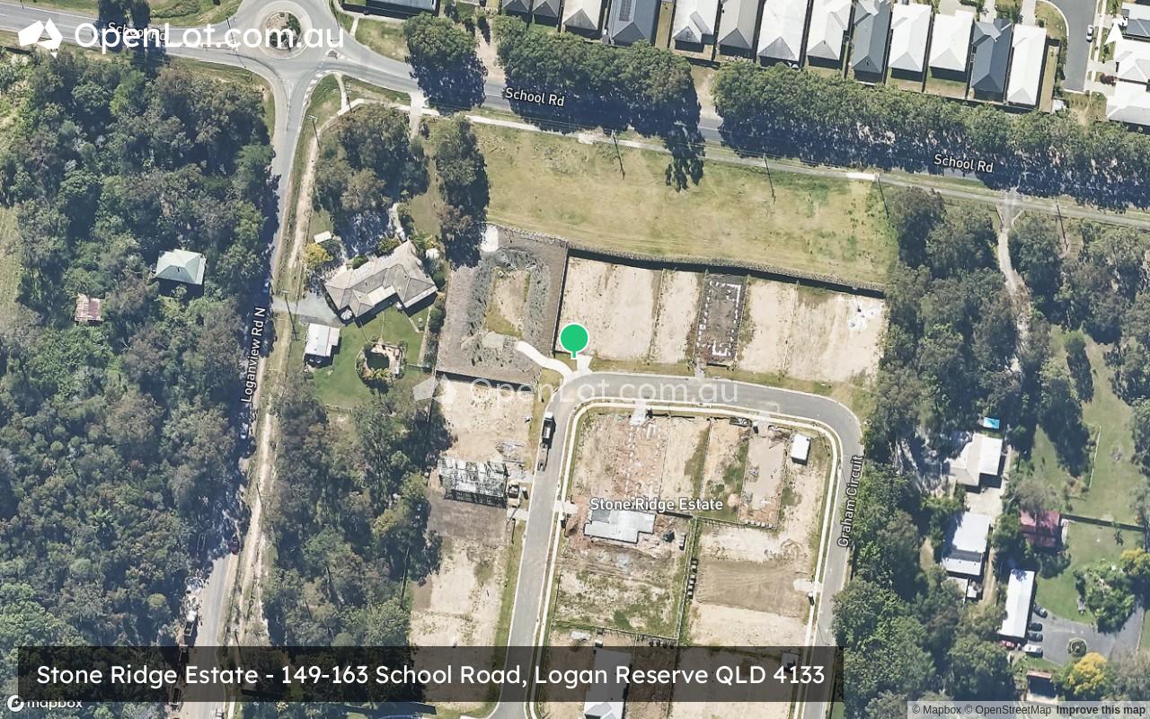 Satellite image for Stone Ridge Estate - 149-163 School Road, Logan Reserve QLD 4133