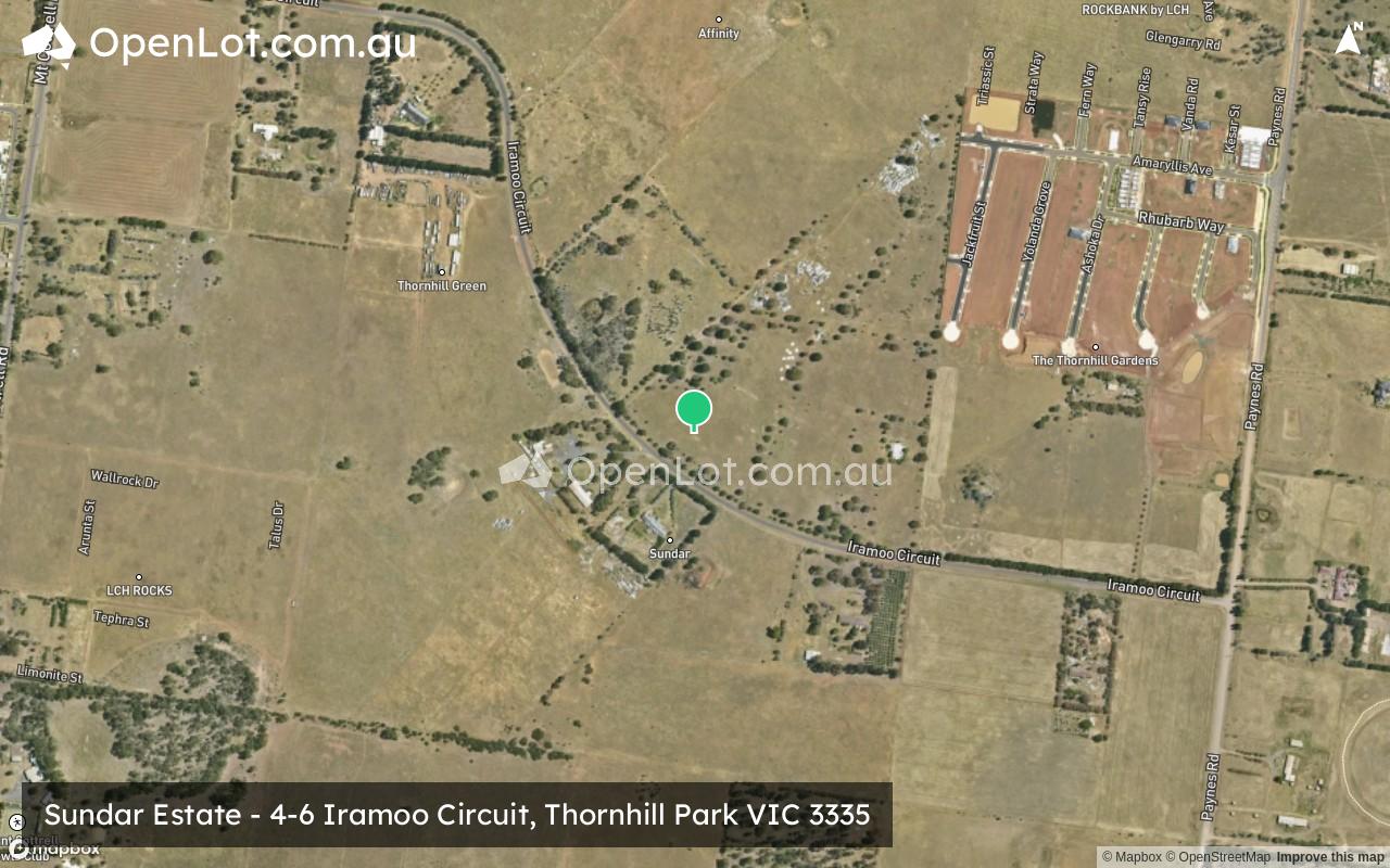 Satellite image for Sundar Estate - 4-6 Iramoo Circuit, Thornhill Park VIC 3335