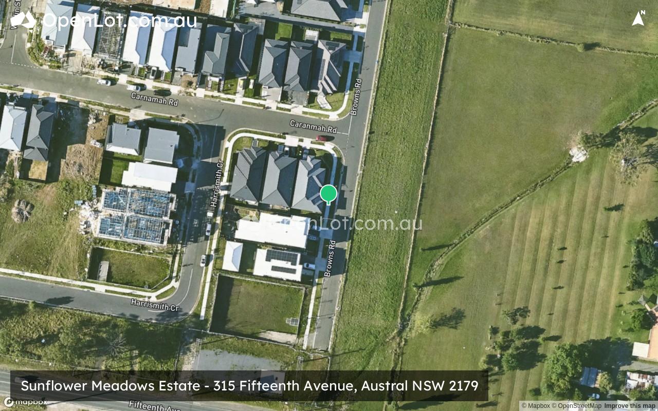 Satellite image for Sunflower Meadows Estate - 315 Fifteenth Avenue, Austral NSW 2179