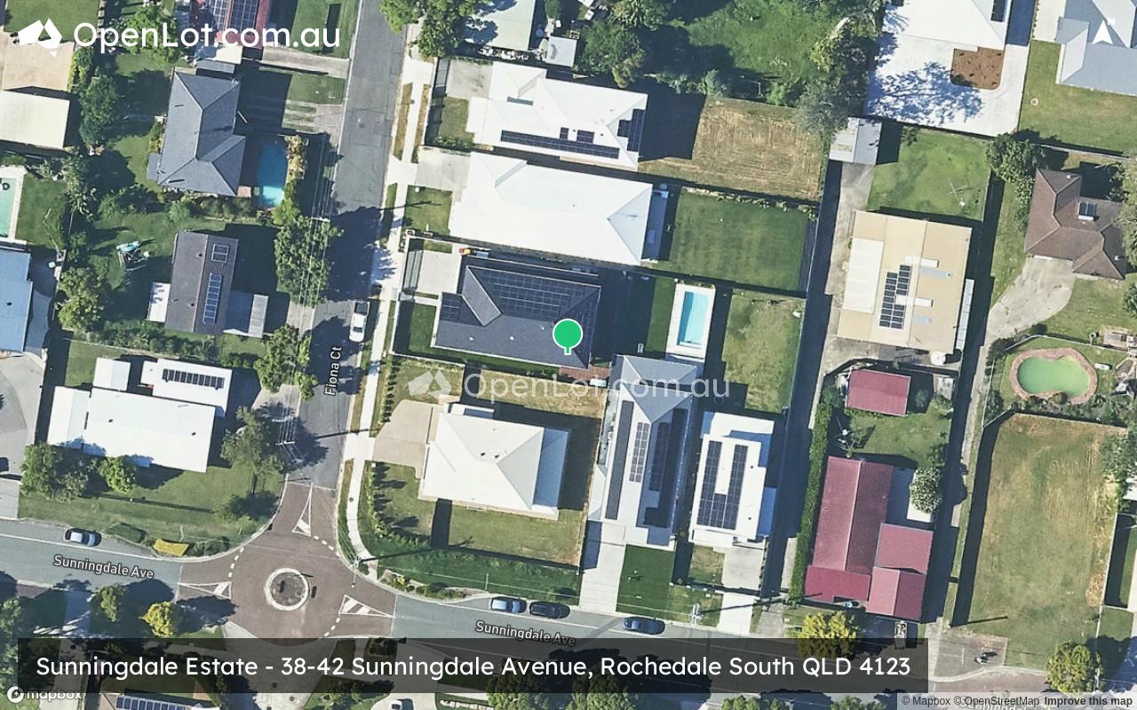 Satellite image for Sunningdale Estate - 38-42 Sunningdale Avenue, Rochedale South QLD 4123