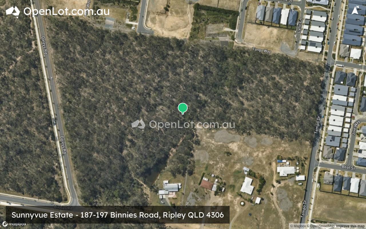 Satellite image for 187-197 Binnies Road, Ripley QLD 4306