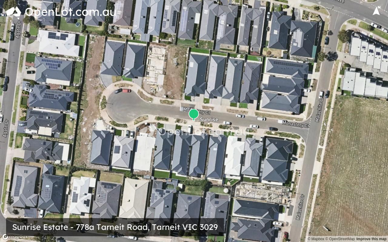 Satellite image for Sunrise Estate - 778a Tarneit Road, Tarneit VIC 3029