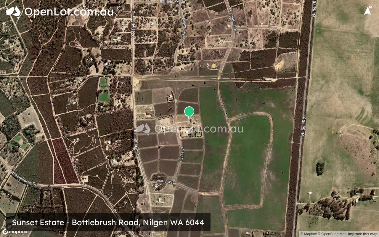Satellite image for Sunset Estate - Bottlebrush Road, Nilgen WA 6044