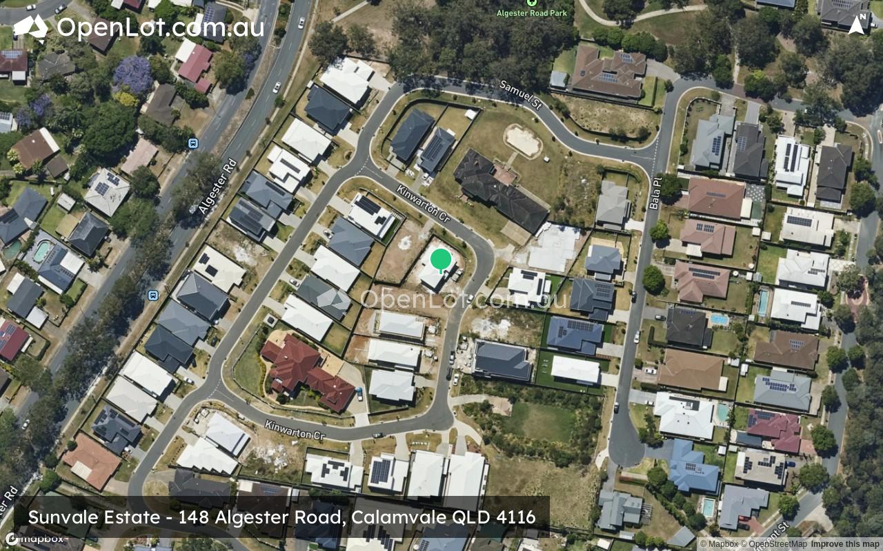 Satellite image for Sunvale Estate - 148 Algester Road, Calamvale QLD 4116