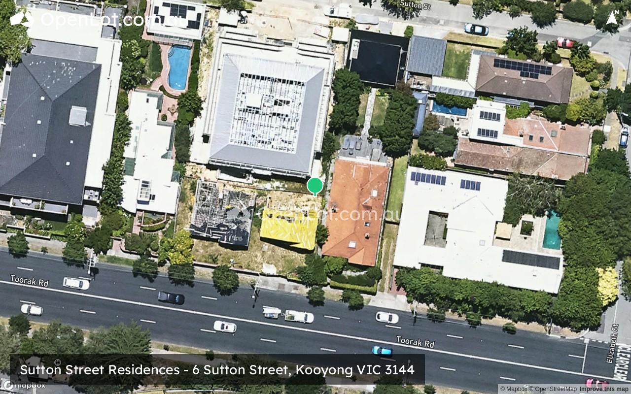 Satellite image for Sutton Street Residences - 6 Sutton Street, Kooyong VIC 3144