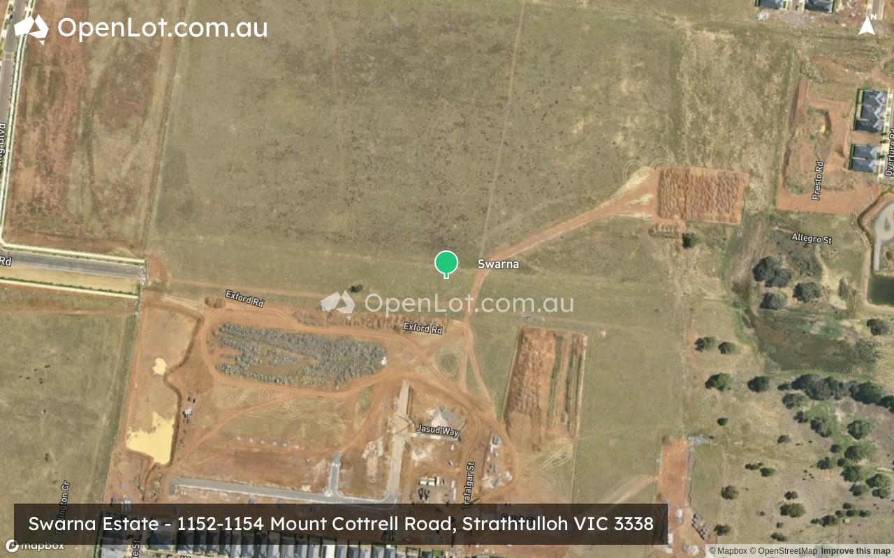 Satellite image for Swarna Estate - 1152-1154 Mount Cottrell Road, Strathtulloh VIC 3338