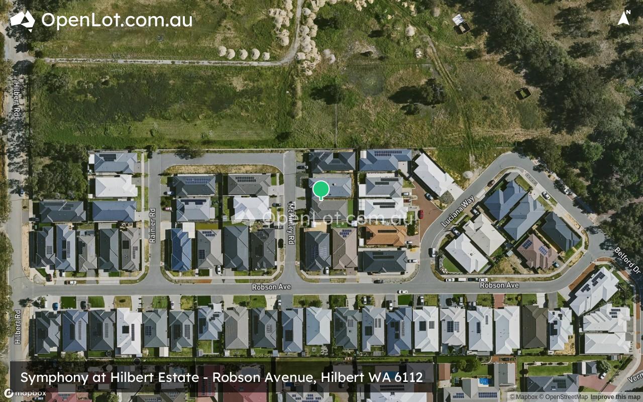 Satellite image for Symphony at Hilbert Estate - Robson Avenue, Hilbert WA 6112