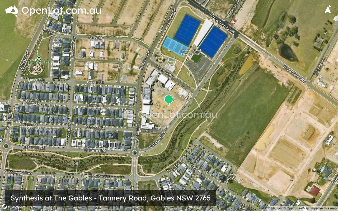 Satellite image for Synthesis at The Gables - Tannery Road, Gables NSW 2765