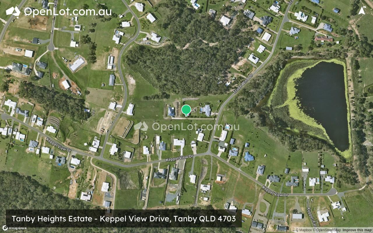 Satellite image for Tanby Heights Estate - Keppel View Drive, Tanby QLD 4703