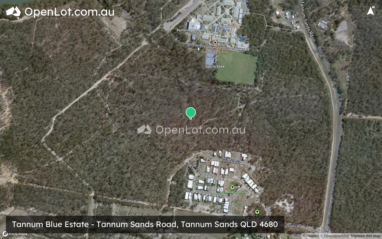 Satellite image for Tannum Blue Estate - Tannum Sands Road, Tannum Sands QLD 4680