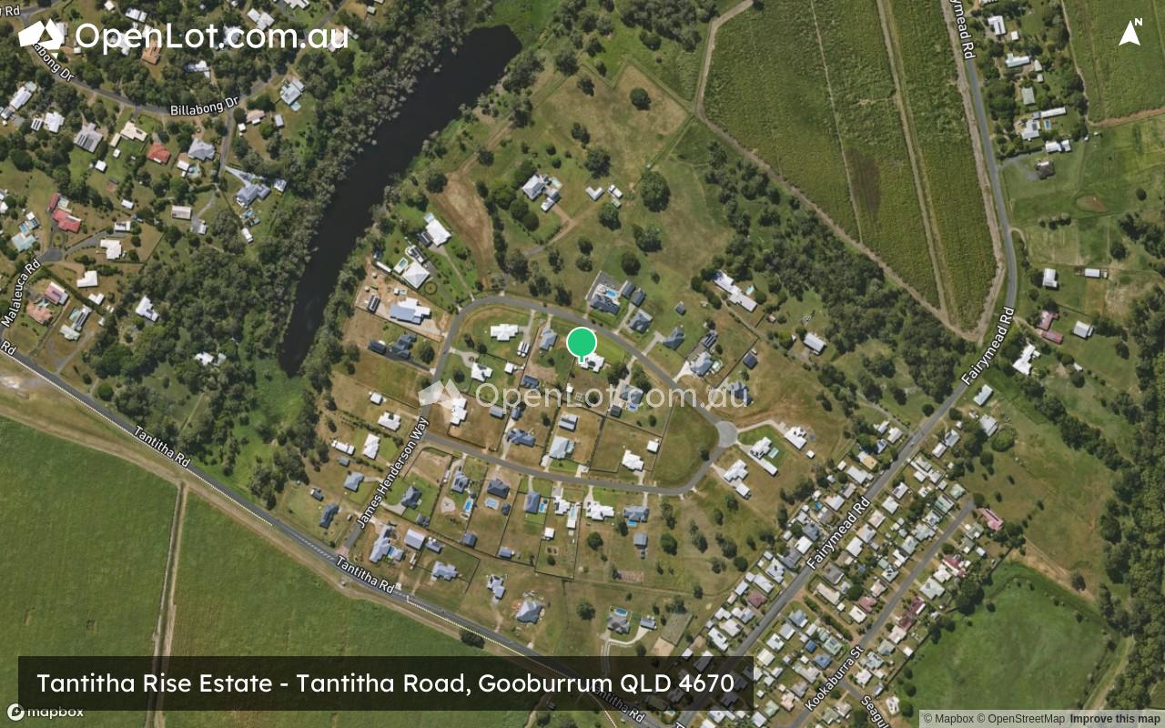 Satellite image for Tantitha Rise Estate - Tantitha Road, Gooburrum QLD 4670