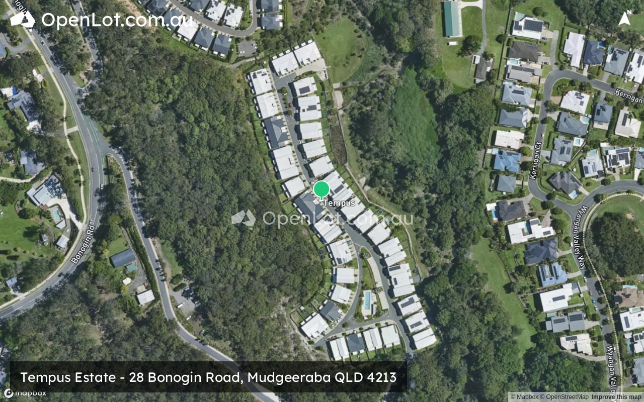 Satellite image for Tempus Estate - 28 Bonogin Road, Mudgeeraba QLD 4213