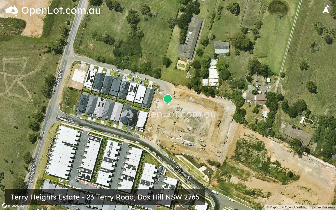 Satellite image for Terry Heights Estate - 23 Terry Road, Box Hill NSW 2765