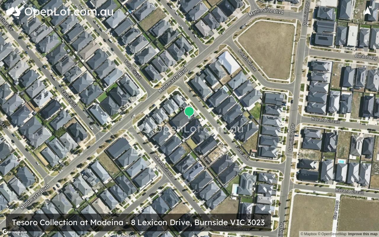 Satellite image for Tesoro Collection at Modeina - 8 Lexicon Drive, Burnside VIC 3023