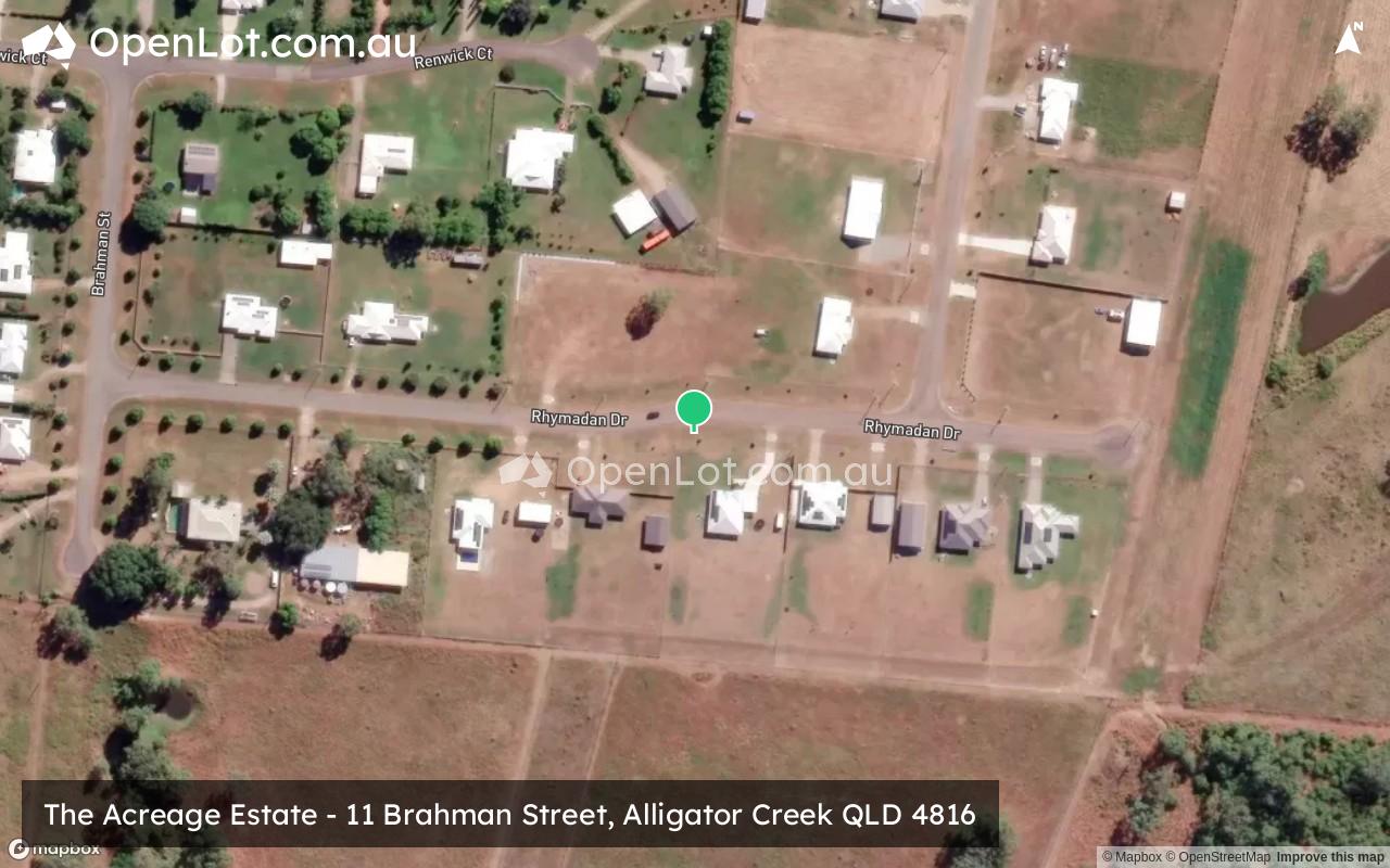 Satellite image for The Acreage Estate - 11 Brahman Street, Alligator Creek QLD 4816
