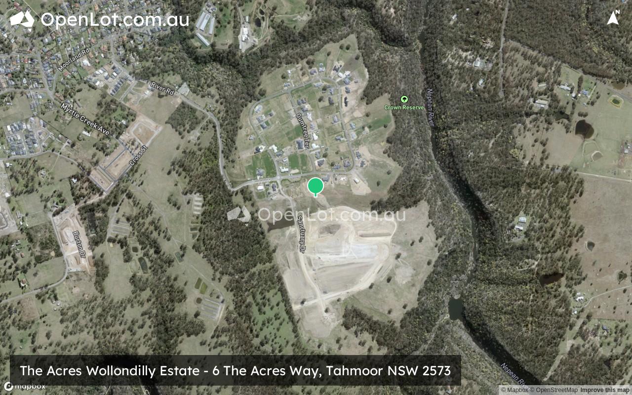 Satellite image for The Acres Wollondilly Estate - 6 The Acres Way, Tahmoor NSW 2573