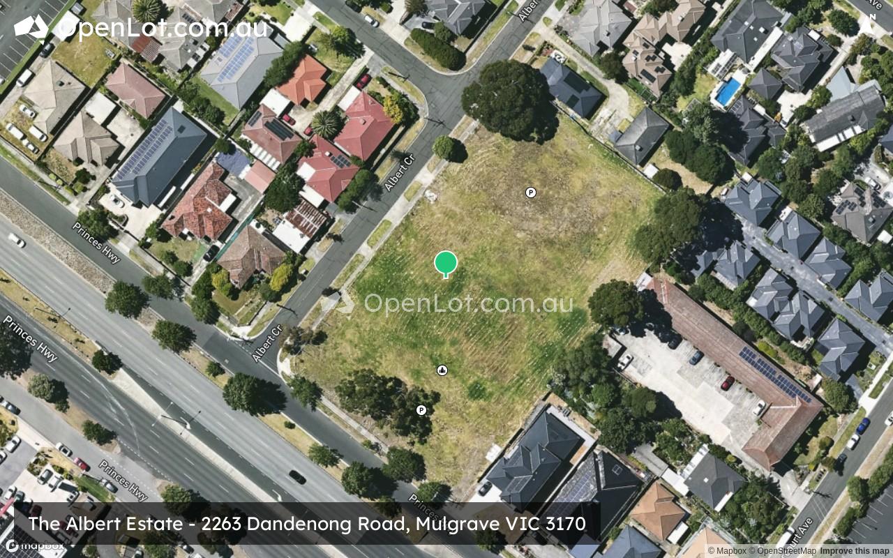 Satellite image for The Albert Estate - 2263 Dandenong Road, Mulgrave VIC 3170