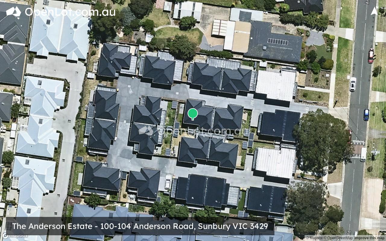 Satellite image for The Anderson Estate - 100-104 Anderson Road, Sunbury VIC 3429