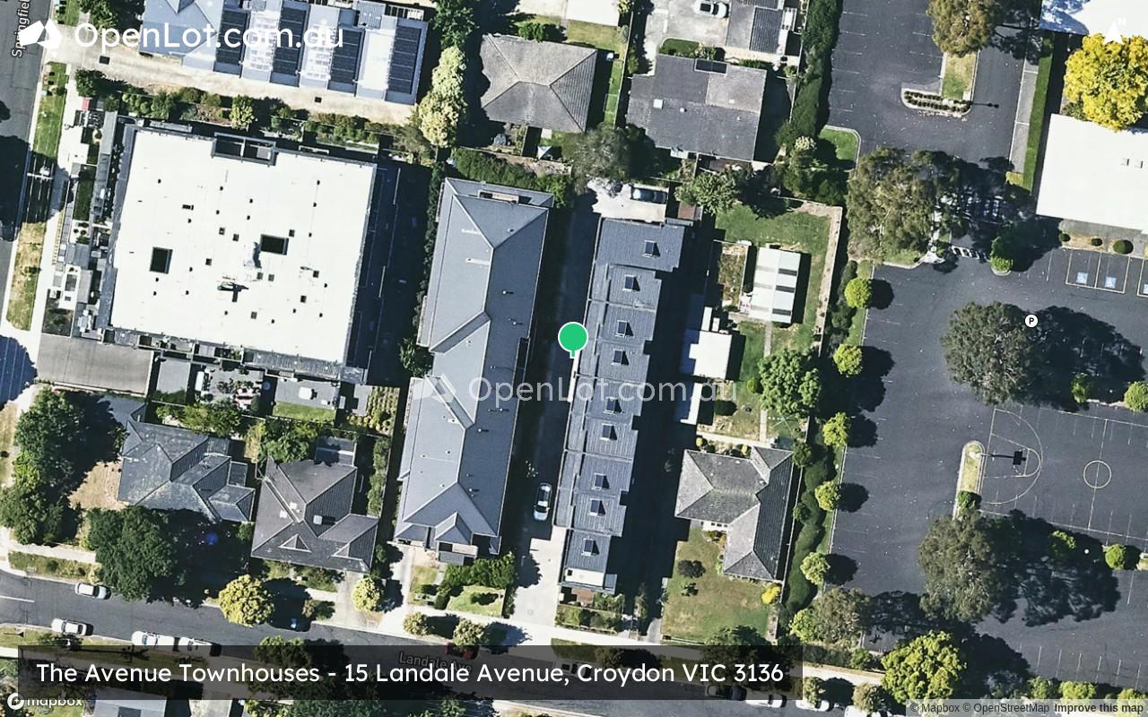 Satellite image for The Avenue Townhouses - 15 Landale Avenue, Croydon VIC 3136
