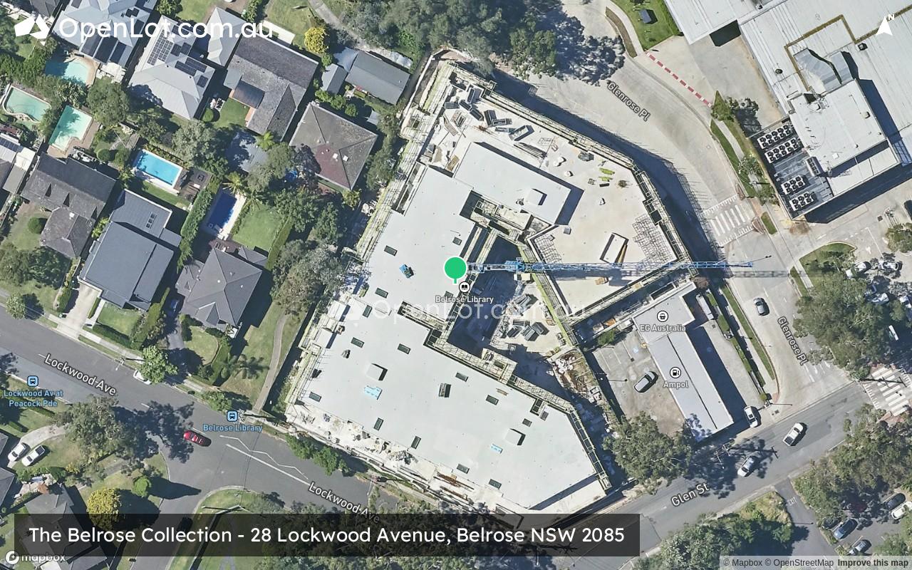 Satellite image for The Belrose Collection - 28 Lockwood Avenue, Belrose NSW 2085