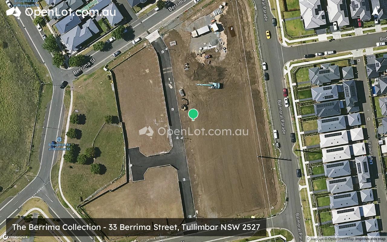 Satellite image for The Berrima Collection - 33 Berrima Street, Tullimbar NSW 2527