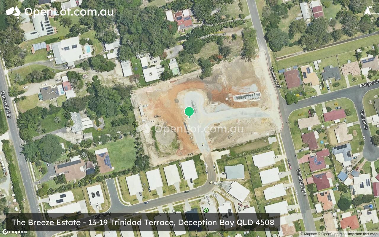 Satellite image for The Breeze Estate - 13-19 Trinidad Terrace, Deception Bay QLD 4508