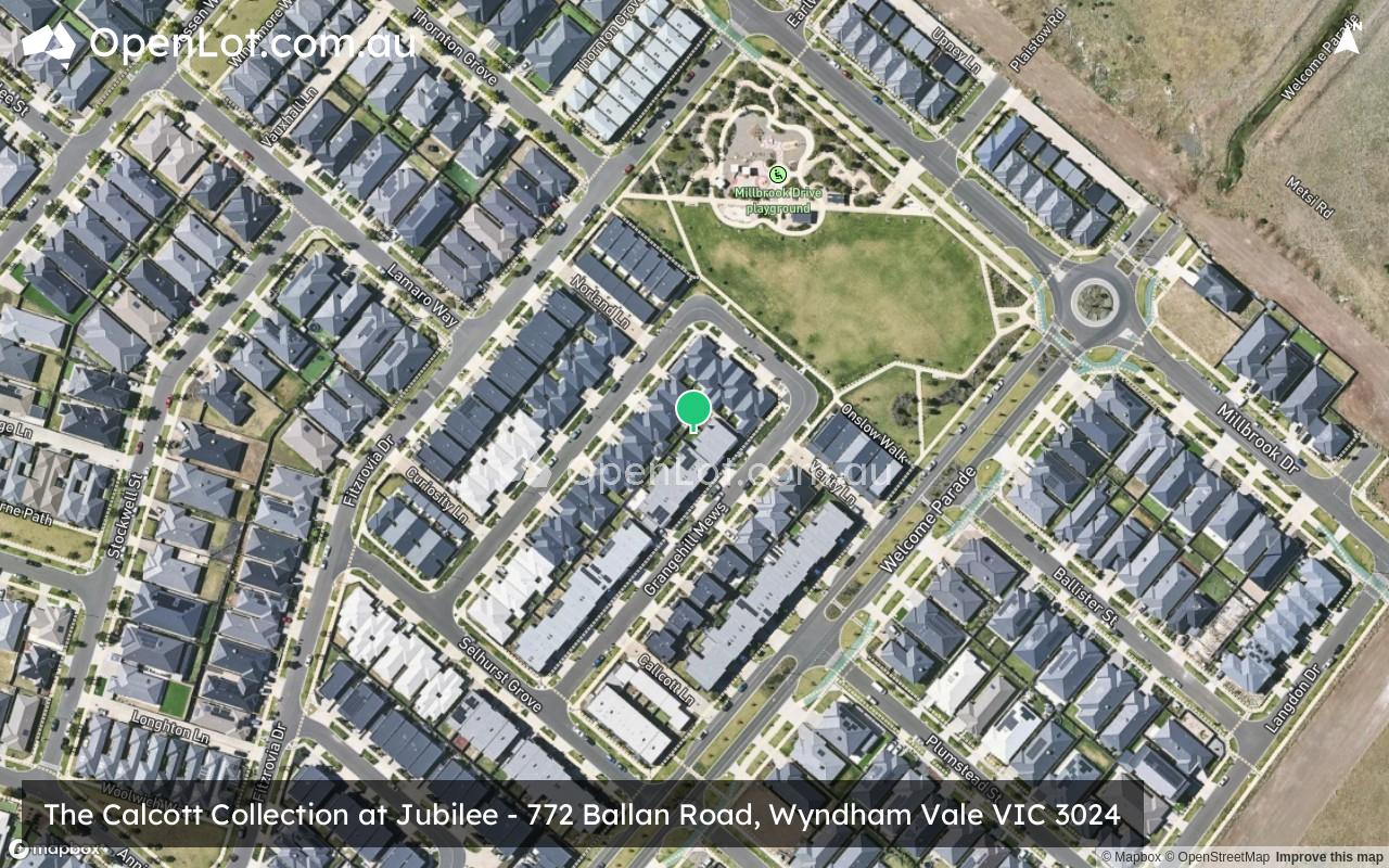 Satellite image for The Calcott Collection at Jubilee - 772 Ballan Road, Wyndham Vale VIC 3024