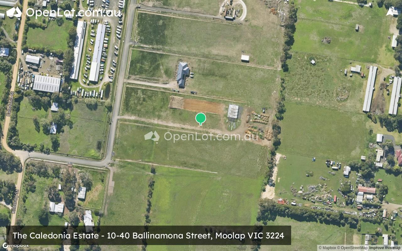 Satellite image for The Caledonia Estate - 10-40 Ballinamona Street, Moolap VIC 3224