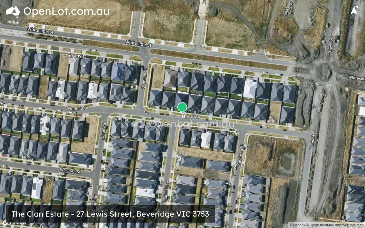 Satellite image for The Clan Estate - 27 Lewis Street, Beveridge VIC 3753