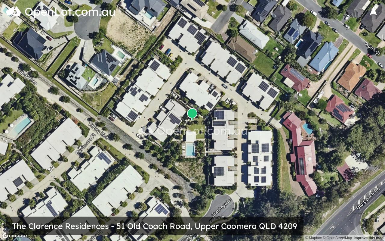 Satellite image for The Clarence Residences - 51 Old Coach Road, Upper Coomera QLD 4209
