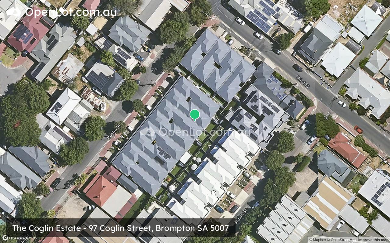 Satellite image for The Coglin Estate - 97 Coglin Street, Brompton SA 5007