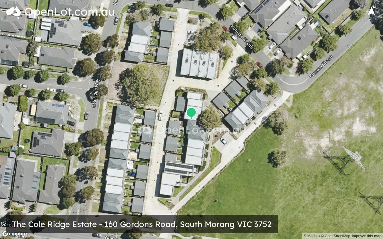 Satellite image for The Cole Ridge Estate - 160 Gordons Road, South Morang VIC 3752