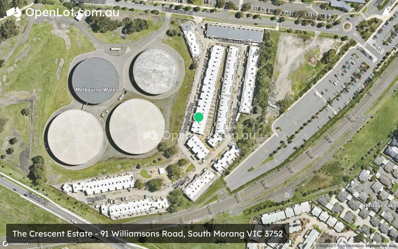 Satellite image for The Crescent Estate - 91 Williamsons Road, South Morang VIC 3752