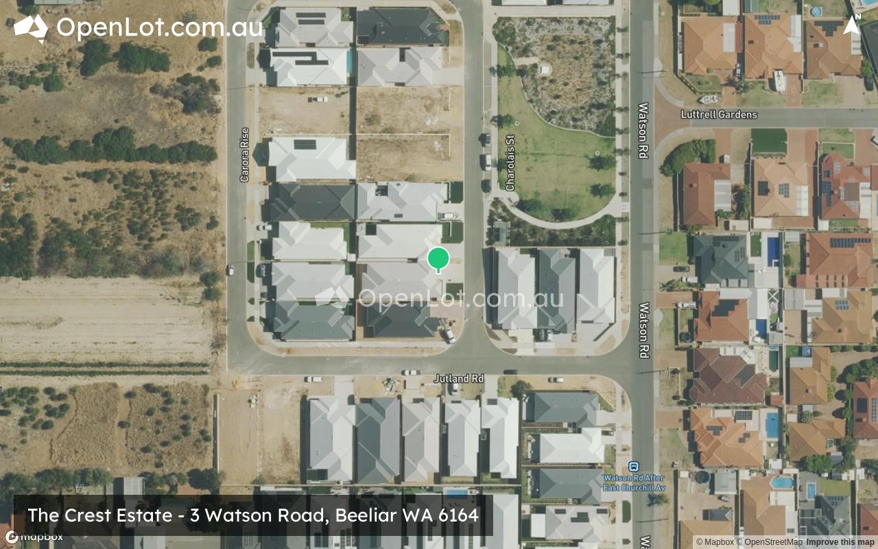 Satellite image for The Crest Estate - 3 Watson Road, Beeliar WA 6164