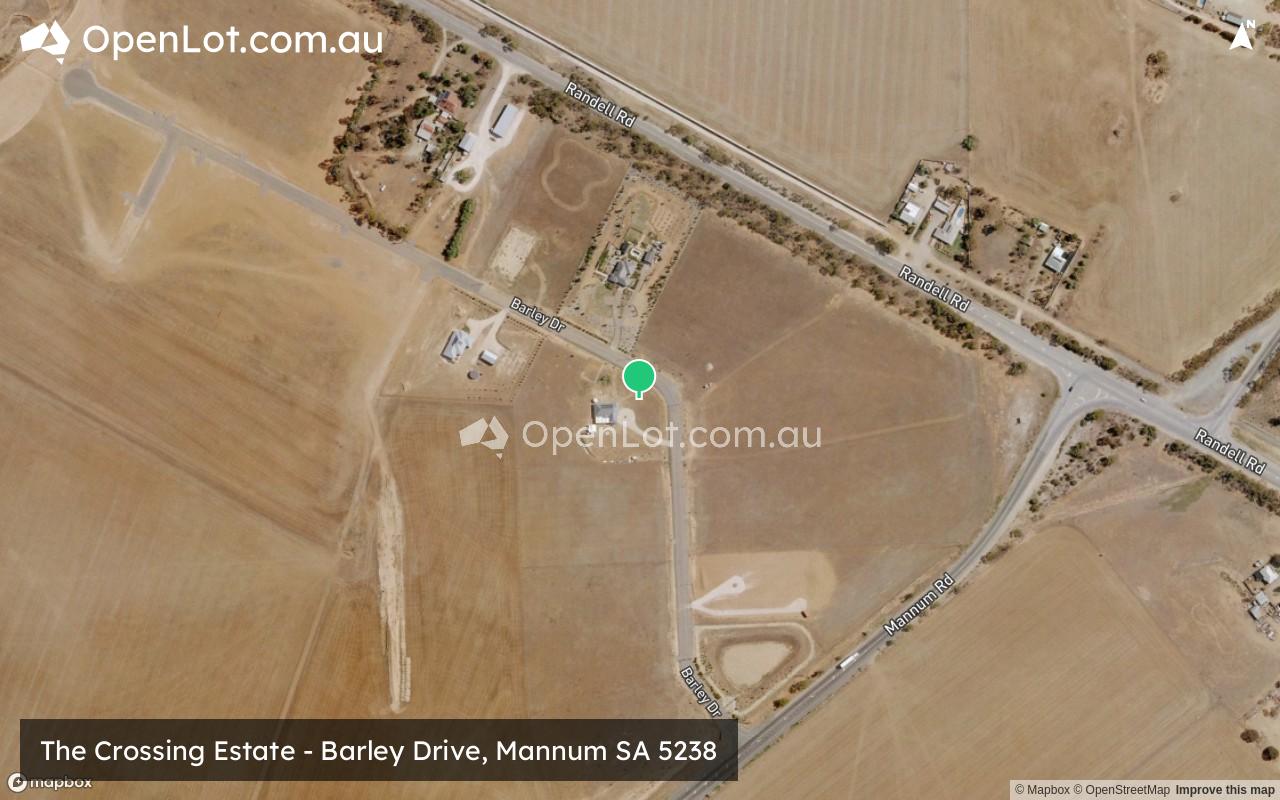 Satellite image for The Crossing Estate - Barley Drive, Mannum SA 5238