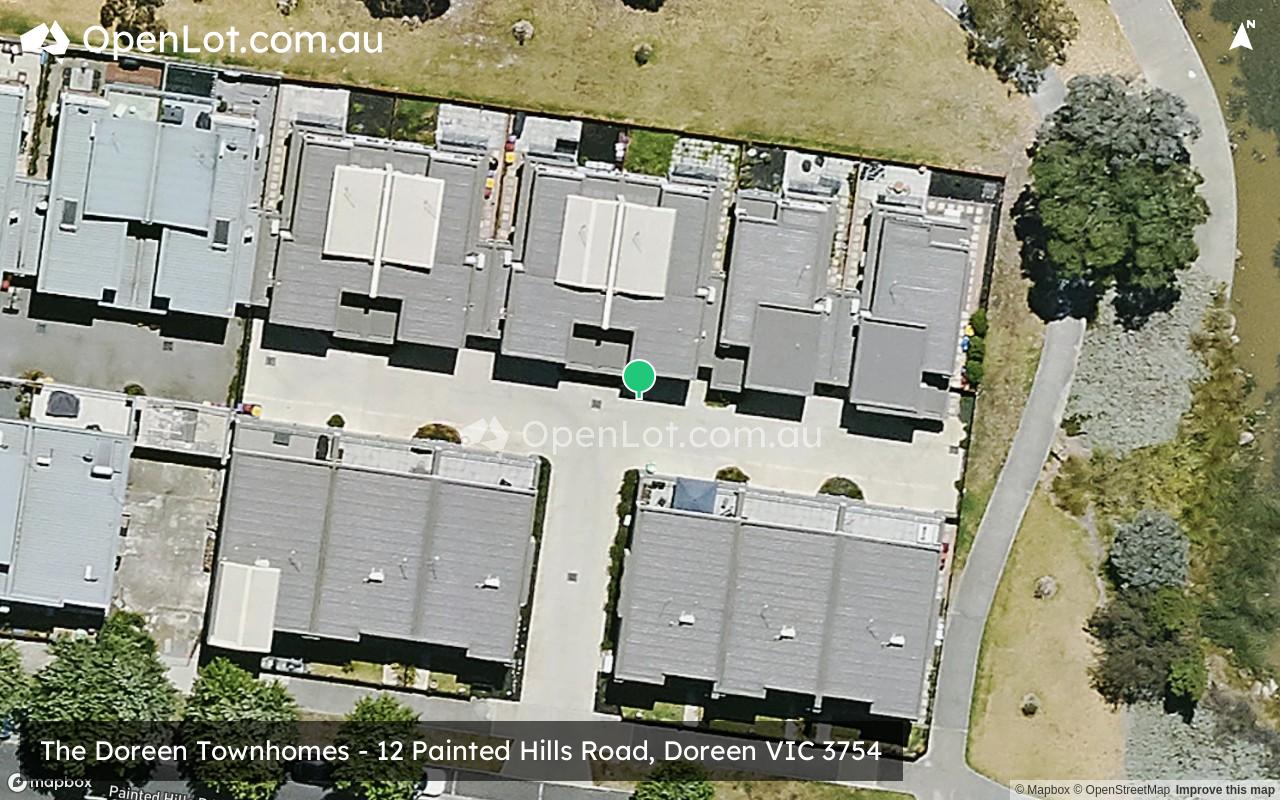 Satellite image for The Doreen Townhomes - 12 Painted Hills Road, Doreen VIC 3754