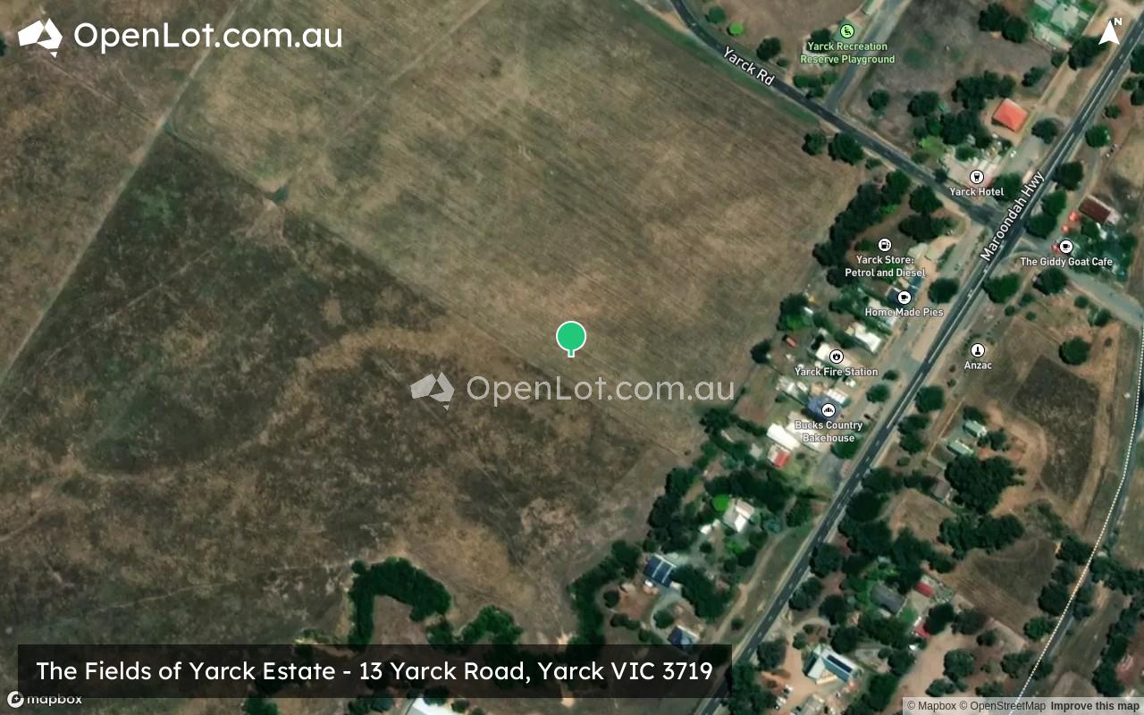 Satellite image for 13 Yarck Road, Yarck VIC 3719