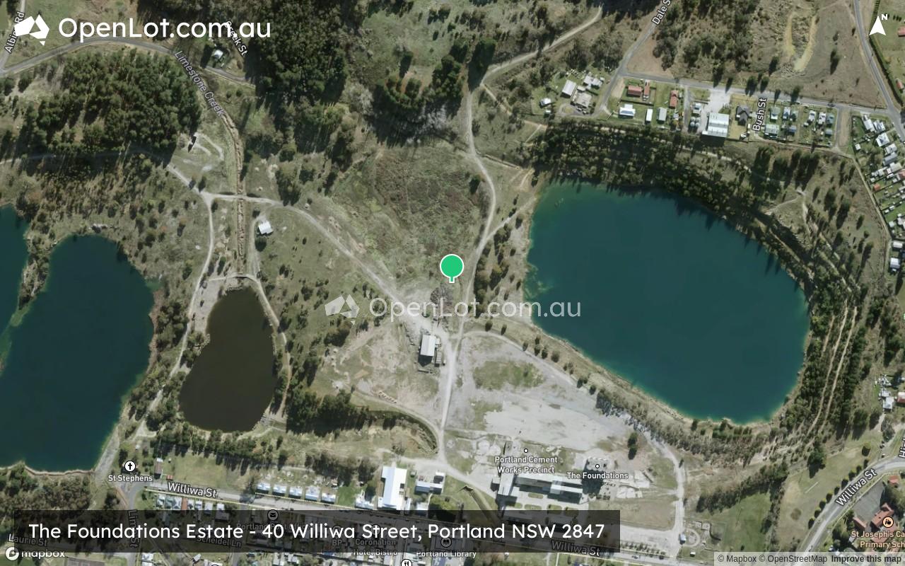 Satellite image for 40 Williwa Street, Portland NSW 2847