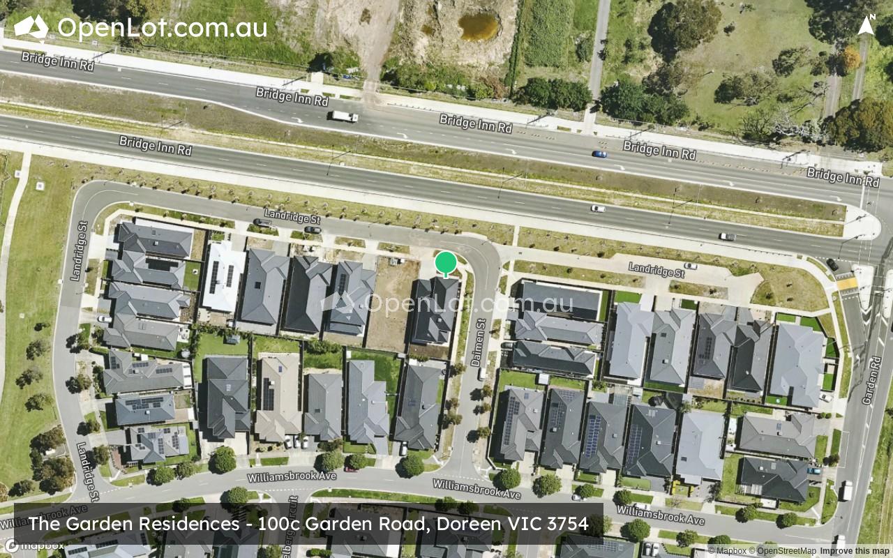 Satellite image for The Garden Residences - 100c Garden Road, Doreen VIC 3754