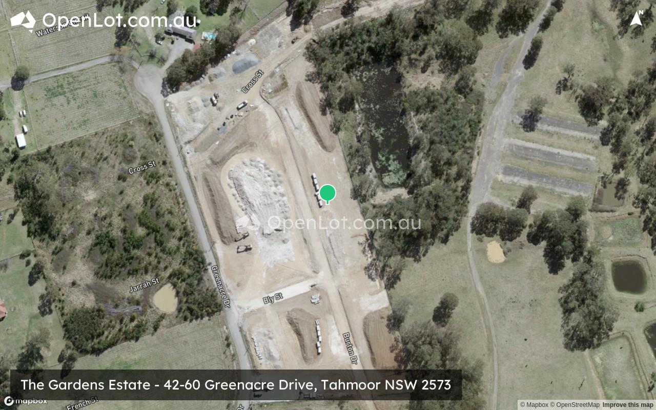 Satellite image for The Gardens Estate - 42-60 Greenacre Drive, Tahmoor NSW 2573