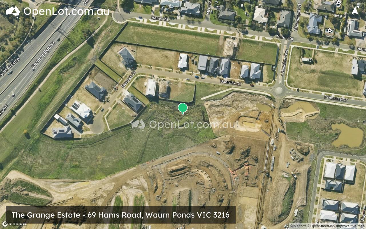 Satellite image for The Grange Estate - 69 Hams Road, Waurn Ponds VIC 3216
