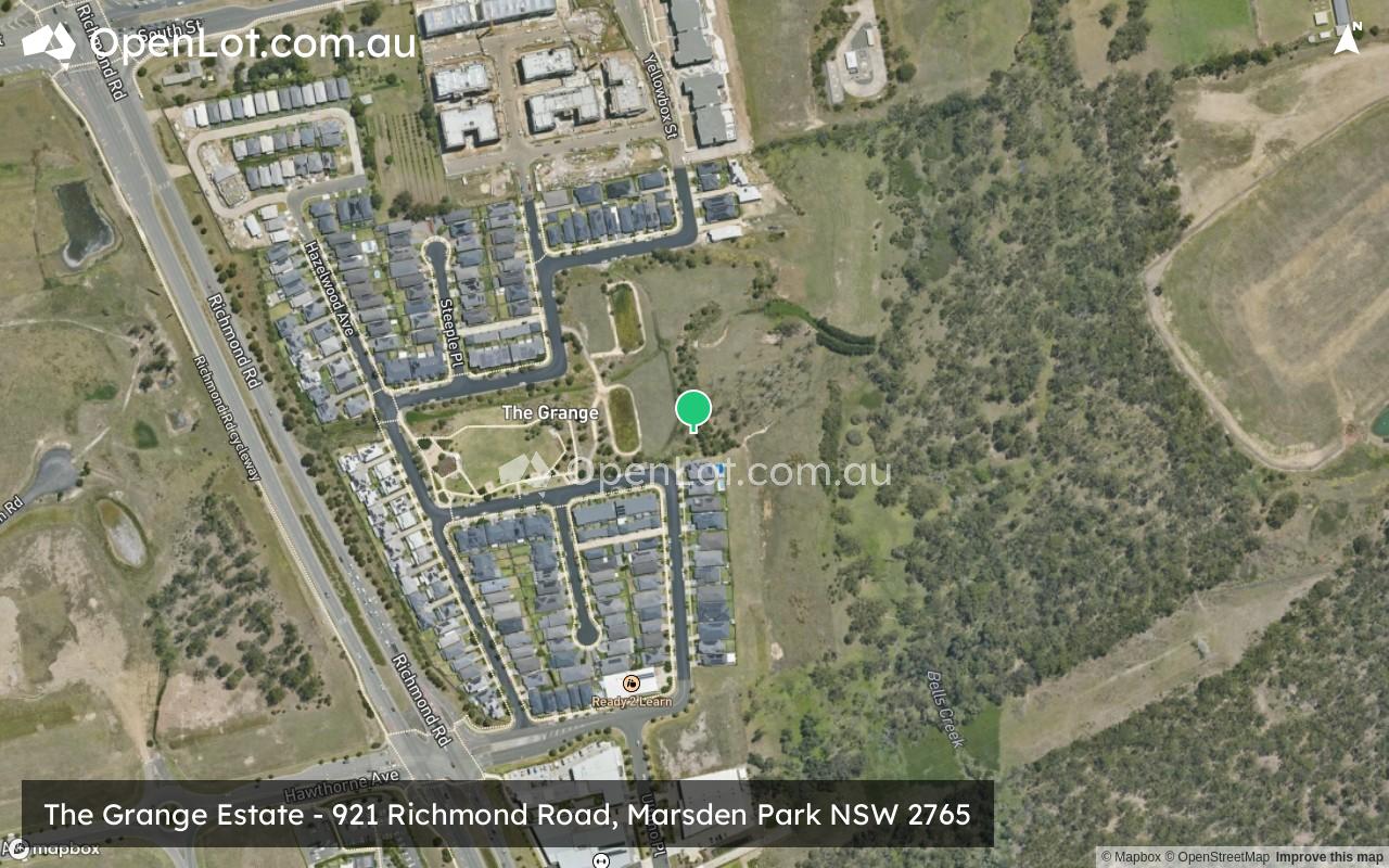 Satellite image for The Grange Estate - 921 Richmond Road, Marsden Park NSW 2765