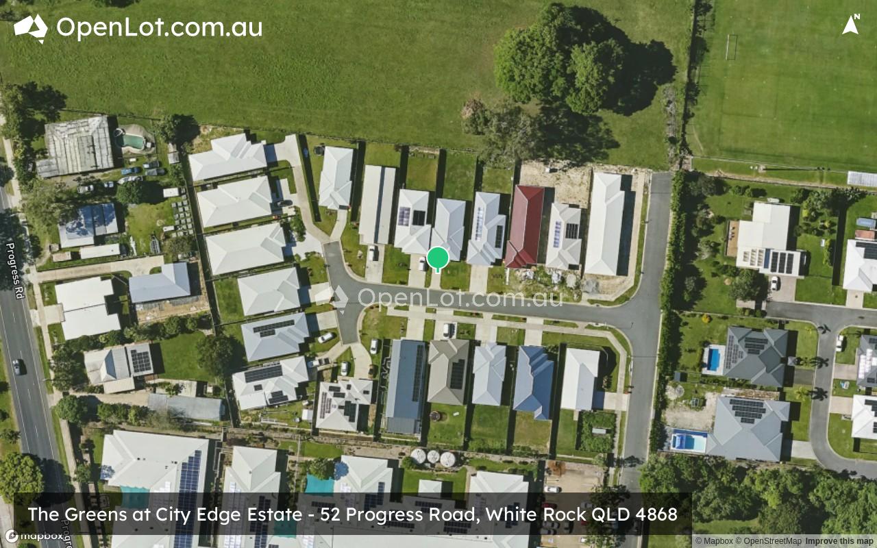 Satellite image for The Greens at City Edge Estate - 52 Progress Road, White Rock QLD 4868