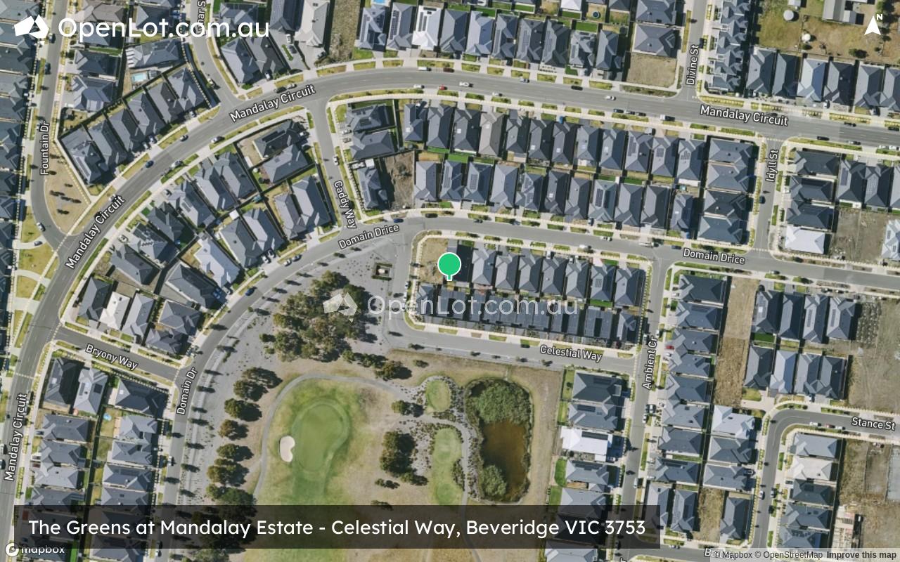 Satellite image for The Greens at Mandalay Estate - Celestial Way, Beveridge VIC 3753