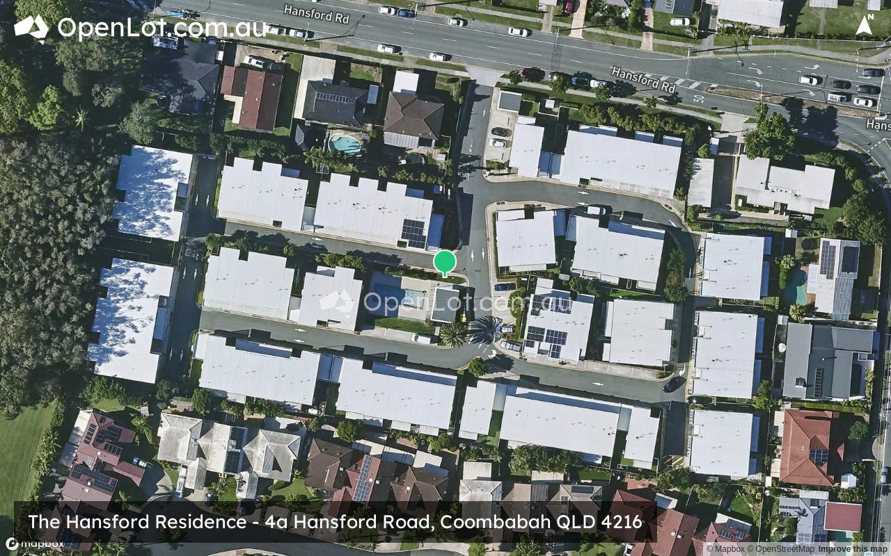Satellite image for The Hansford Residence - 4a Hansford Road, Coombabah QLD 4216