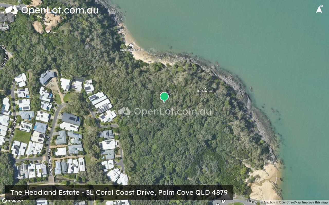 Satellite image for The Headland Estate - 3L Coral Coast Drive, Palm Cove QLD 4879