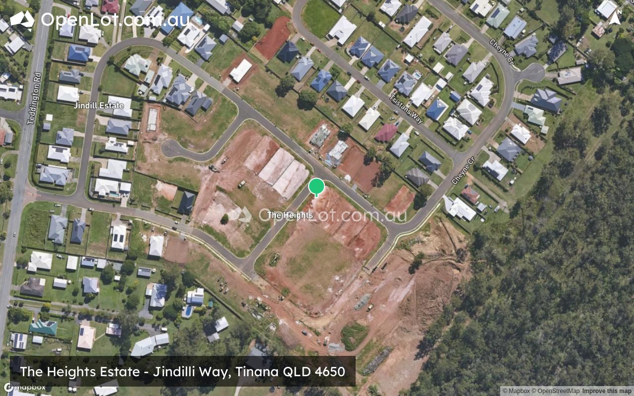 Satellite image for The Heights Estate - Jindilli Way, Tinana QLD 4650