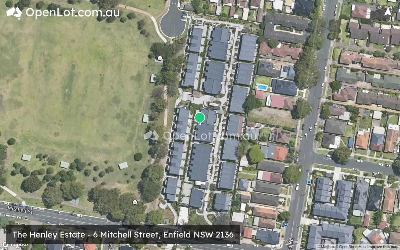Satellite image for The Henley Estate - 6 Mitchell Street, Enfield NSW 2136
