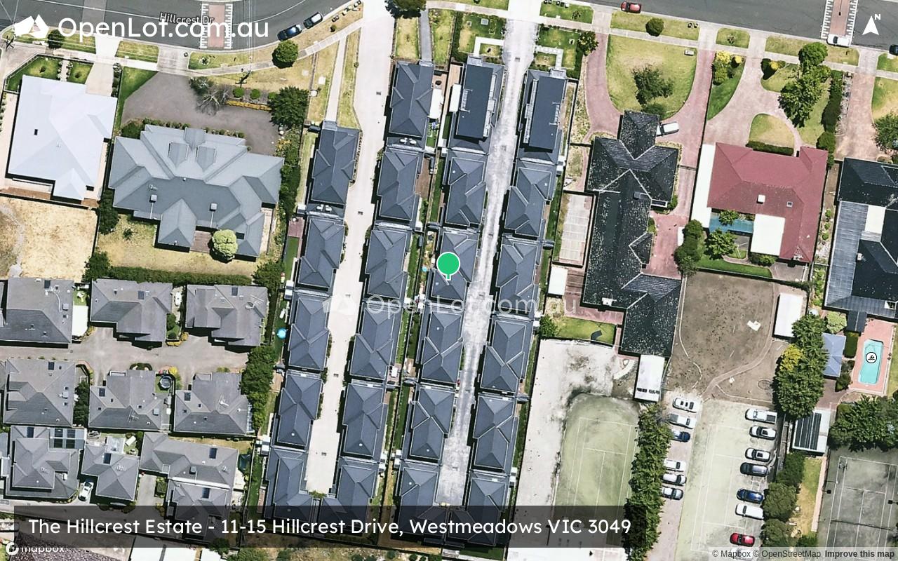Satellite image for The Hillcrest Estate - 11-15 Hillcrest Drive, Westmeadows VIC 3049