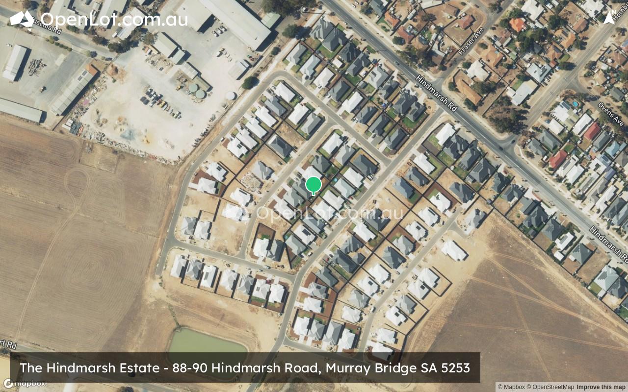 Satellite image for The Hindmarsh Estate - 88-90 Hindmarsh Road, Murray Bridge SA 5253